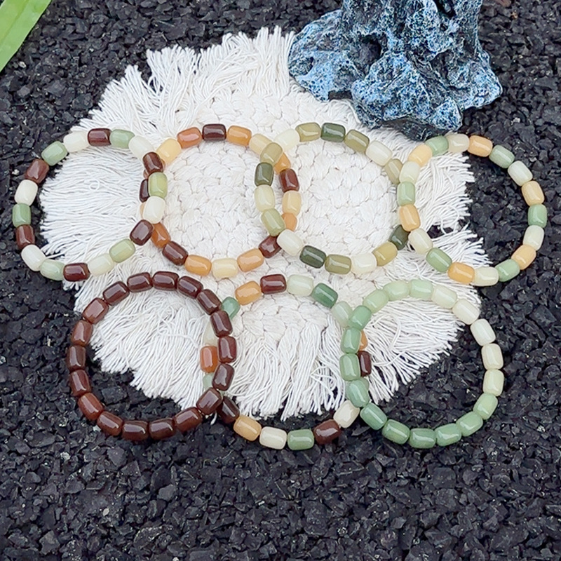 批发小年糕菩提手串男女学生版盘玩绕指柔菩提根佛珠文玩手链