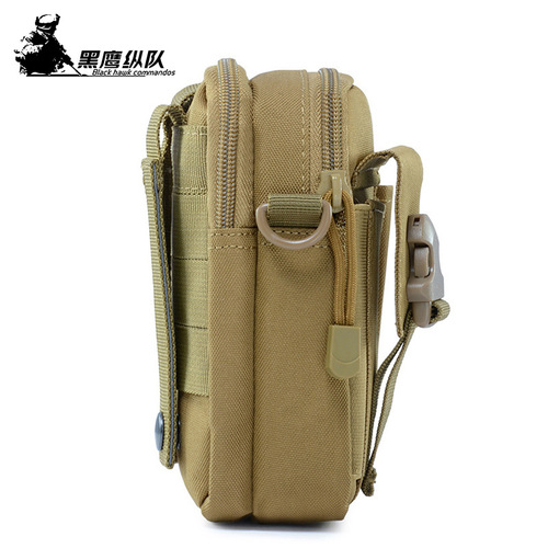 Tactical waist bag camouflage belt outdoor small waist bag running sports and leisure mobile phone waist bag single shoulder document bag