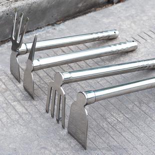 [93% favorable rating] gardening supplies stainless steel hoe vegetable flower thickened hoe agricultural small hoe rake