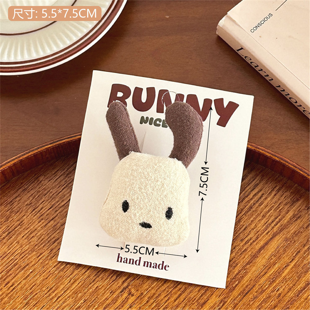 Coreano retro tela broche broche broche de cabello de niña corazón dulce lindo broche de frangeo al por mayor