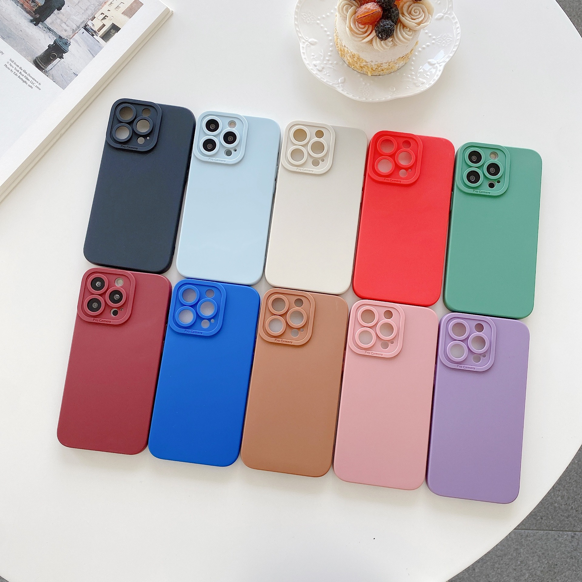 Fashion Solid Color Tpu  Iphone Phone Accessories display picture 1