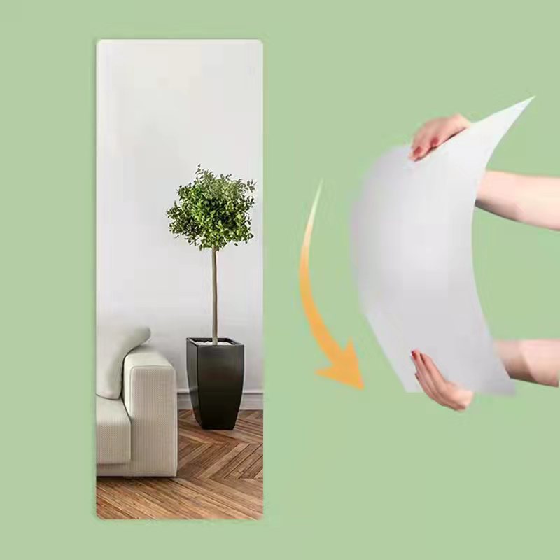 Acrylic Soft Mirror Wall Self-adhesive Household Bathroom Bedroom Acrylic Patch Full Body Wardrobe Inner Mirror
