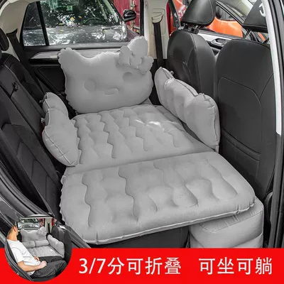 Vehicle-mounted inflatable bed, Sleeping Pad - default-item-37-points-kt-cat-flocking-gray-storage-pier-electric-pump