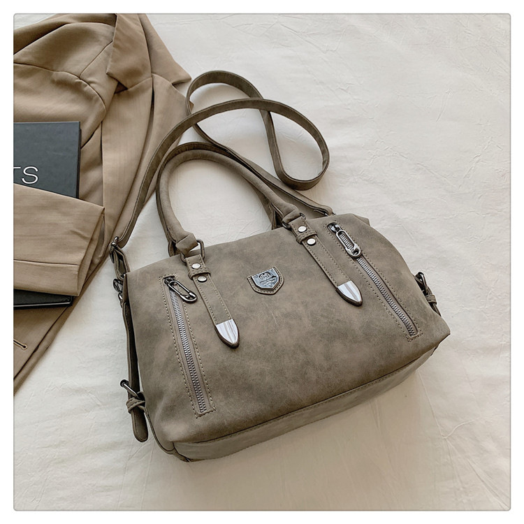 New cross-border foreign trade women's bag 2024 Retro casual handbag, European and American trend single-shoulder crossbody bag, tote bag for women undefined