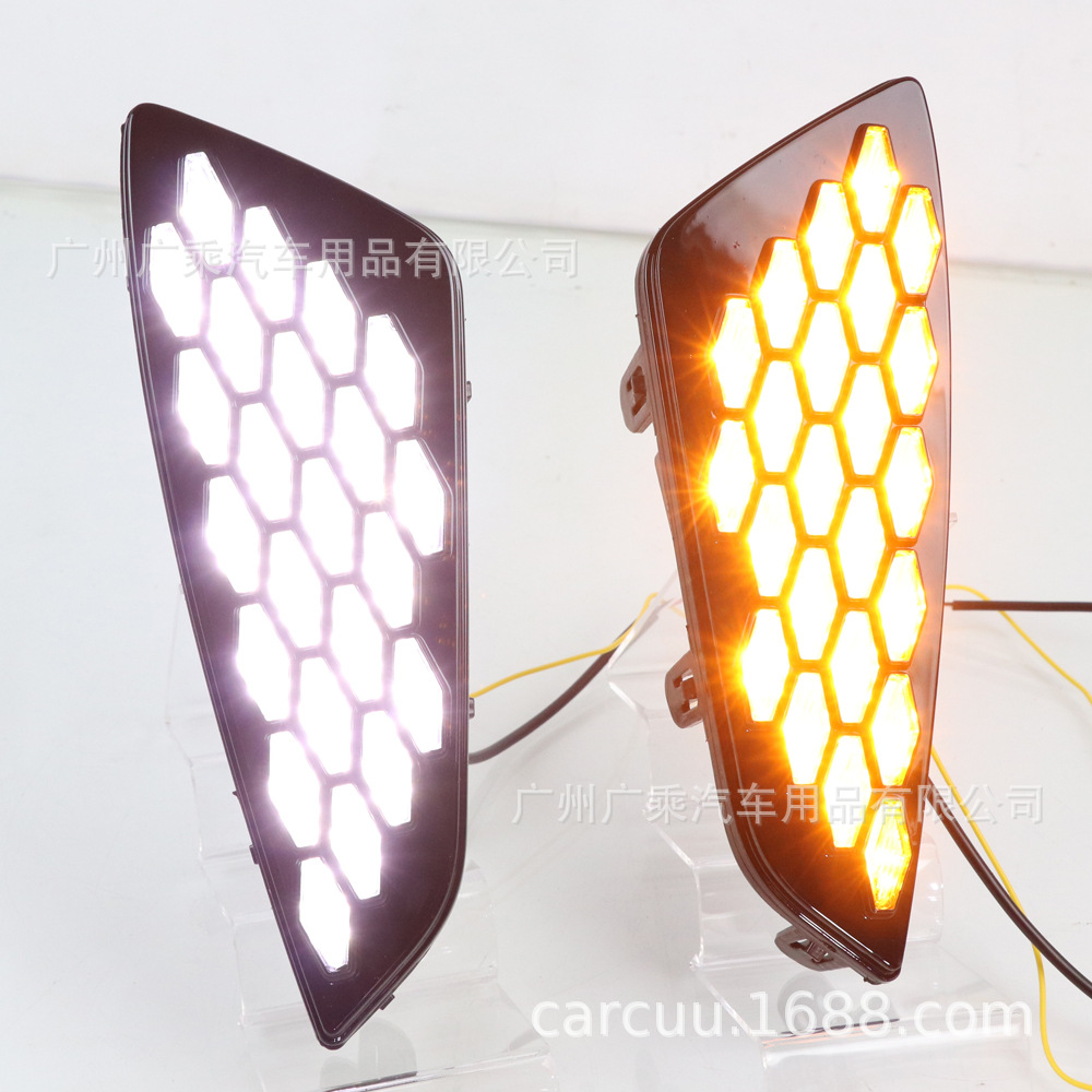 Adecuado para Toyota día de carrera Luz de marcha Sena XSE día Luz de marcha Sienna luz diurna Luz de parachoques delantero