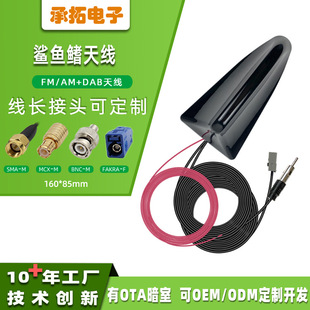 Manufacturer's In-Stock Fm/Am+Dab Car Shark Fin Antenna Radio Roof Spoiler Waterproof Dustproof