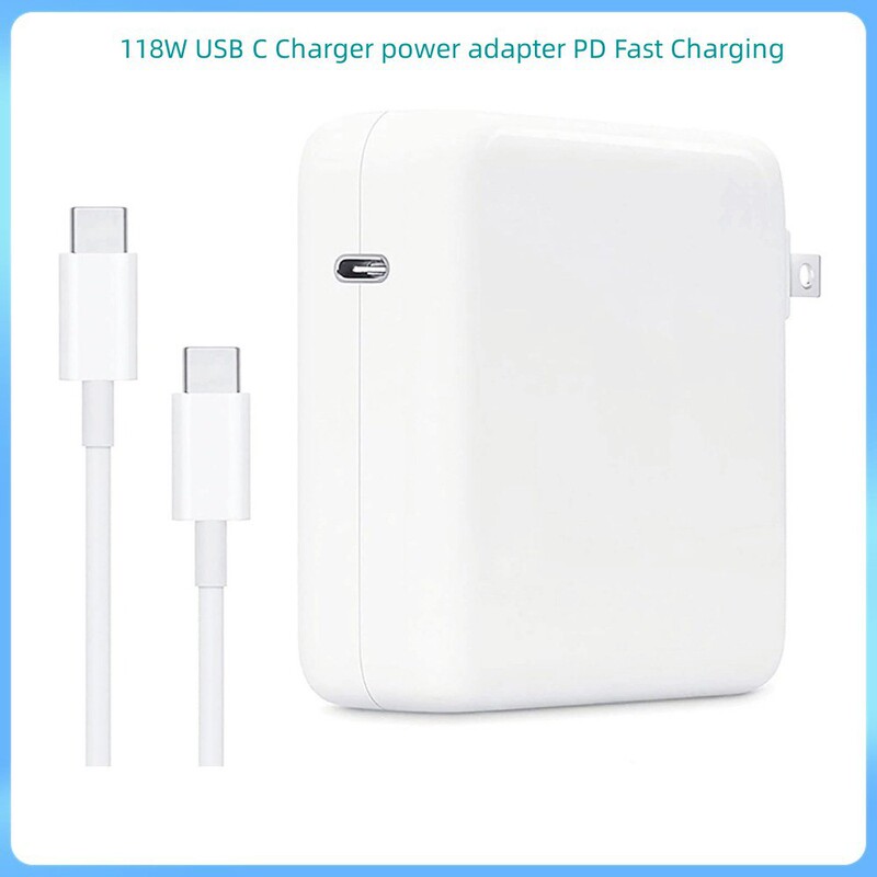 118W USB C Us Charger Power Adapter Suitable for MacBook Pro Air iPad Ty 118W USB C Us Charger Power Adapter Suitable for MacBook Pro Air iPad Ty