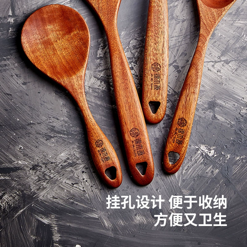 Can be customized in Jinmuyuan Wu Tan Wood Pot shovel spoonless paint, non -sticky pot wooden spatula, not hurting the pot and stir -fried shovel