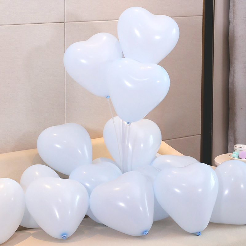 Celebridad en línea macarón globo gemas amor rojo en forma de corazón boda confesión de cumpleaños decoración de globo escenario de fiesta en el hogar