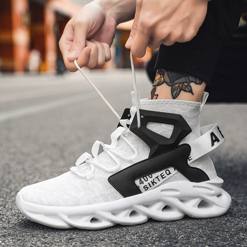 Мужские высокие кроссовки на толстой подошве для осени и зимы 2024 года, повседневные баскетбольные кроссовки, молодежные трендовые кроссовки для мужчин и студентов