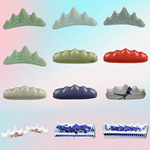 厂家批发文房四宝水滴手工水盂磨墨汁研磨用陶瓷印泥书法国画砚滴