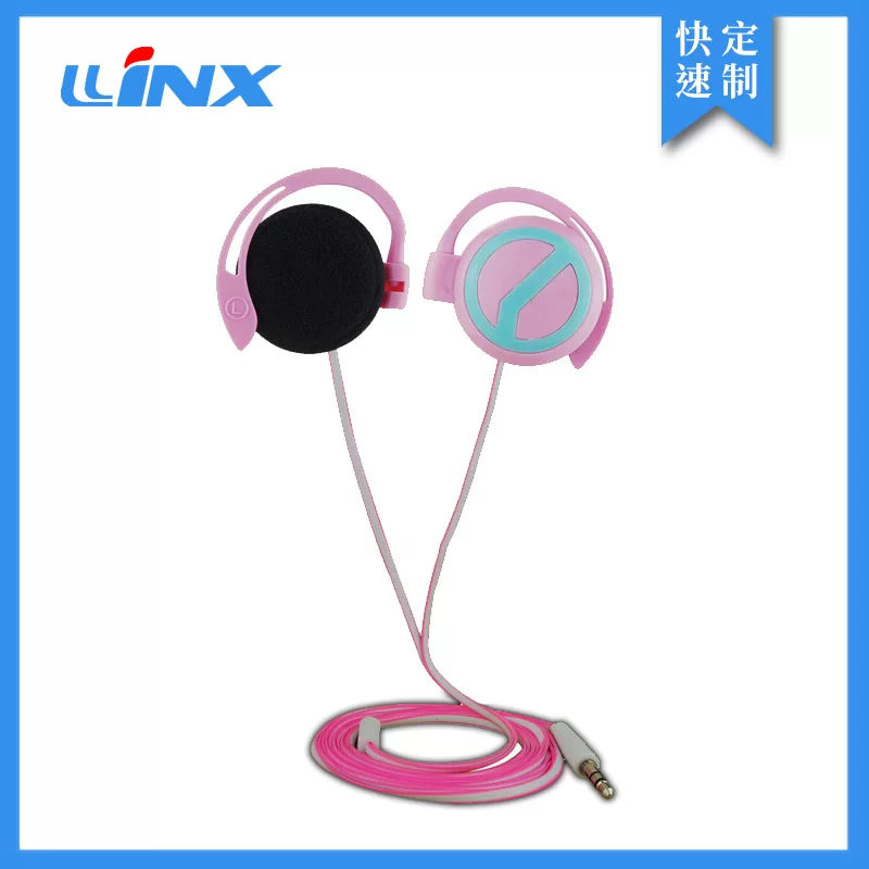 Наушники LINX цвета фуксии для мобильного телефона, на заказ, стильный дизайн