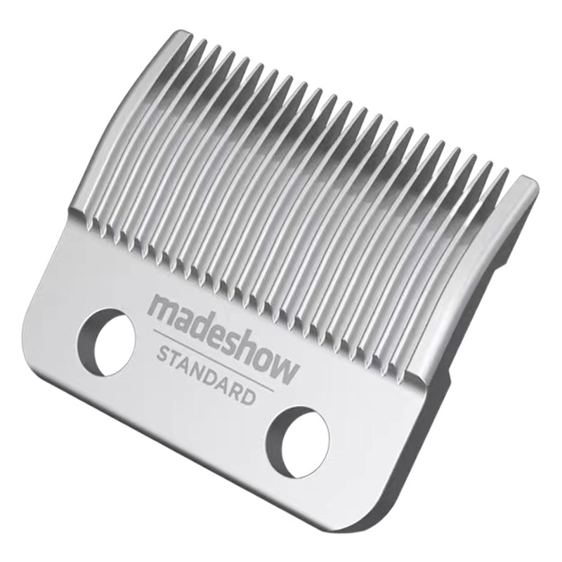 Akomei m5m10 cortapelos hoja conjunto titanio-plateado de cerámica de acero inferior cuchillo profesional peluquería maquinilla de afeitar