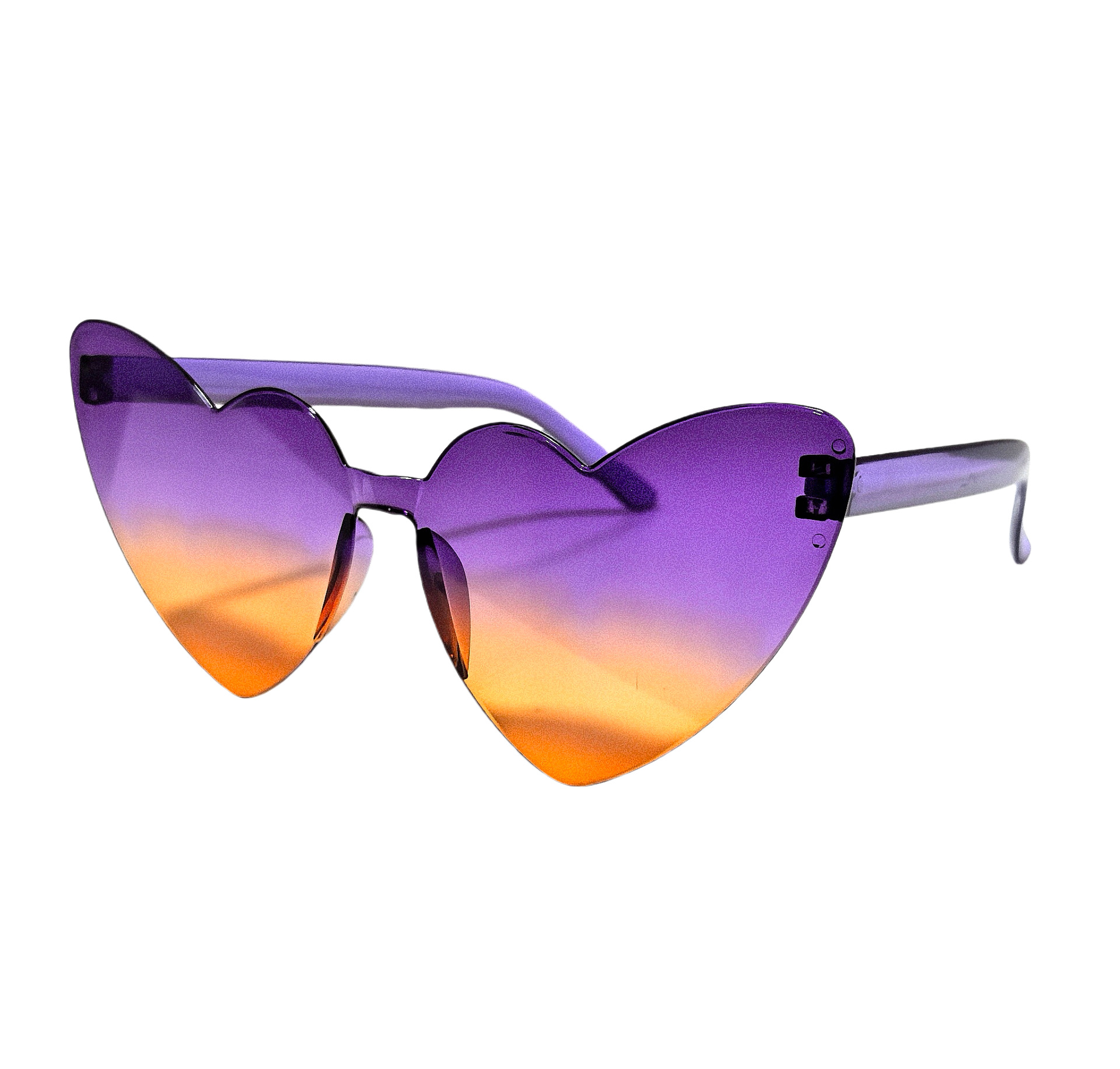 Gafas en forma de corazón Fábrica Gafas de amor de color gelatina de caramelo Personalidad Gafas de sol europeas y americanas Gafas de sol de corazón de melocotón para hombres y mujeres