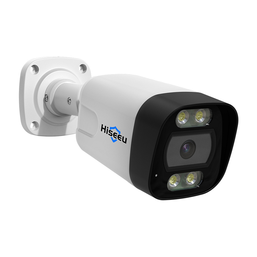 Hiseeu POE outdoor 5 million Xiongmai household gun-type monitoring indoor HD night vision camera wholesale