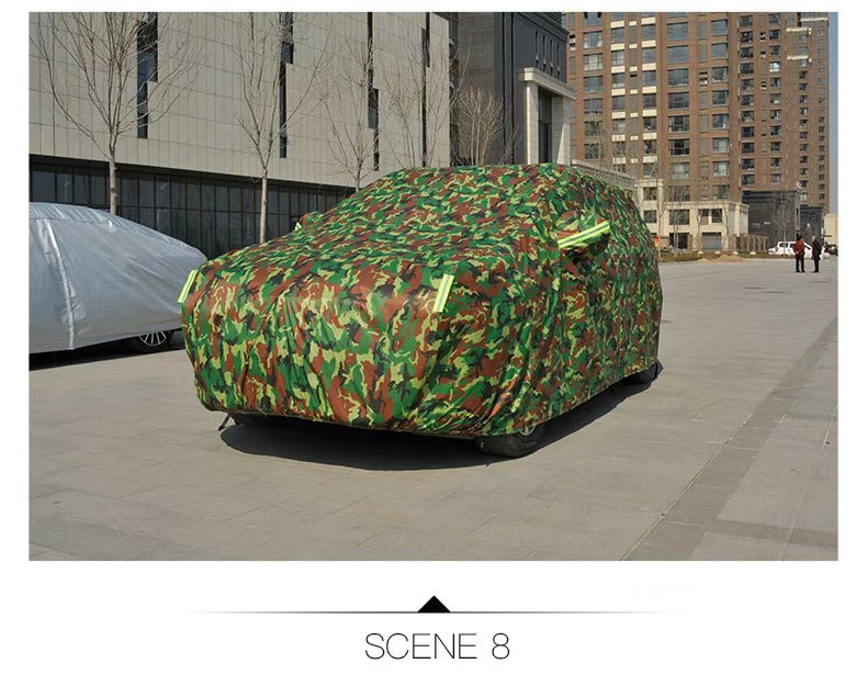 In-Stock Oxford Cloth Car Cover with Fleece Lining, Sunshade, Thickened Car Cover, Full Cover, Sun Protection, Rainproof Car Cover