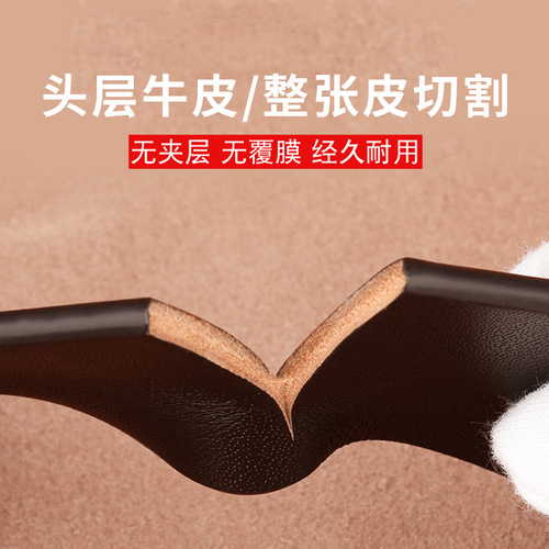 Men's belt first layer cowhide copper buckle genuine leather belt for young and middle-aged men casual simple pin buckle business jeans belt