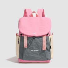 跨境撞色户外登山包可印logo休闲双肩包防泼水徒步运动包学生书包