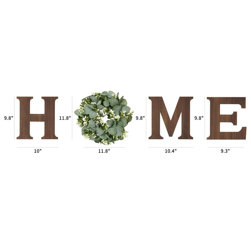 跨境新品HOME字母墙饰家居简约风创意客厅装饰木牌标志木质工艺品|undefined