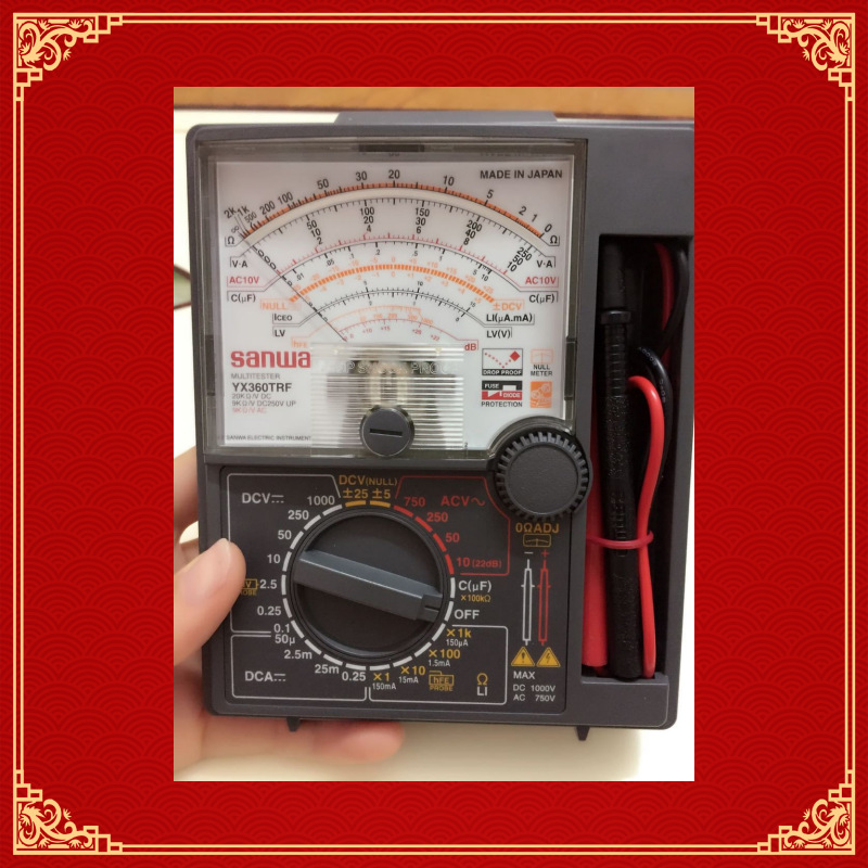 日本三和 万用表 YX360TRF指针式万用表 指针万用表，原装