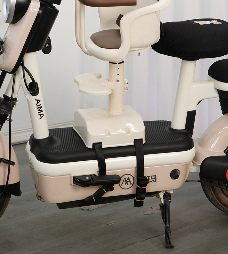 Electric car child seat front child baby baby seat battery car scooter motorcycle safety seat