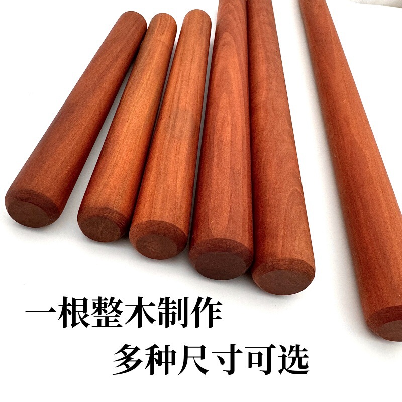 デーツ材麺棒、家庭用無垢材麺棒、業務用大型麺棒、小型麺棒、厚く長くベーキング用|undefined