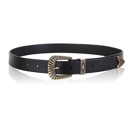New Arrival European & American Style Genuine Leather Belt for Women: Vintage, Versatile, and Decorative — Two-Layer Cowhide Design with Pin-Clasp, Perfect for Casual Denim Pants