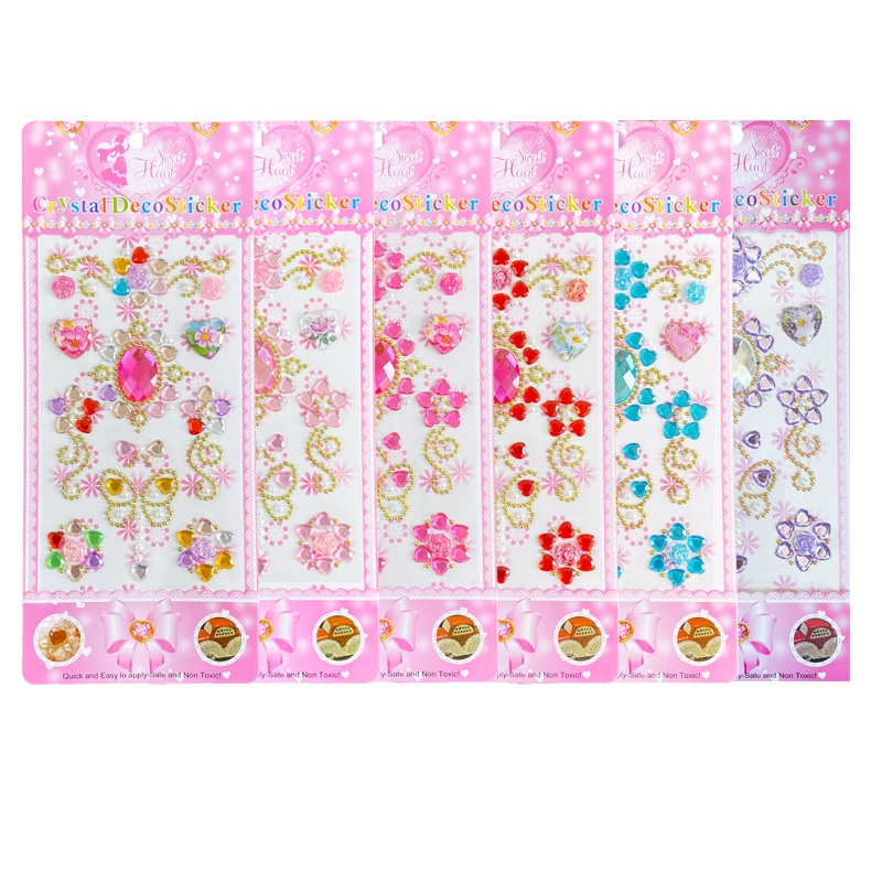 페어리 스틱 보석 스틱 6 색상이 반복되지 않음