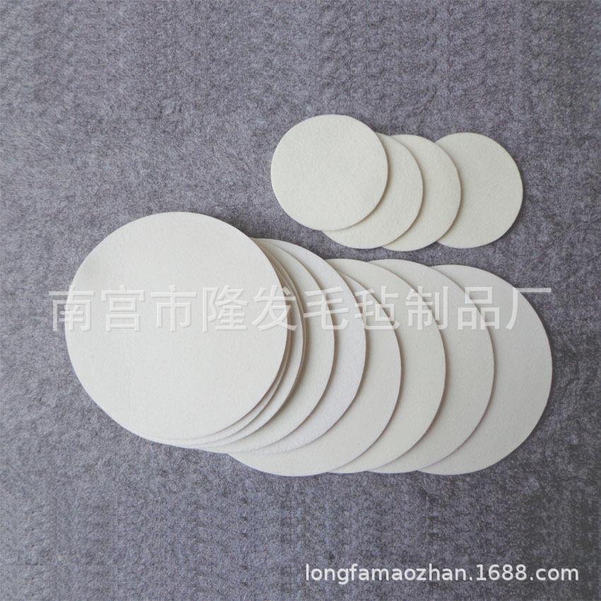 马丁代尔测试机用羊毛毡 马丁代尔机用摩擦垫布直径90mm2.5mm厚