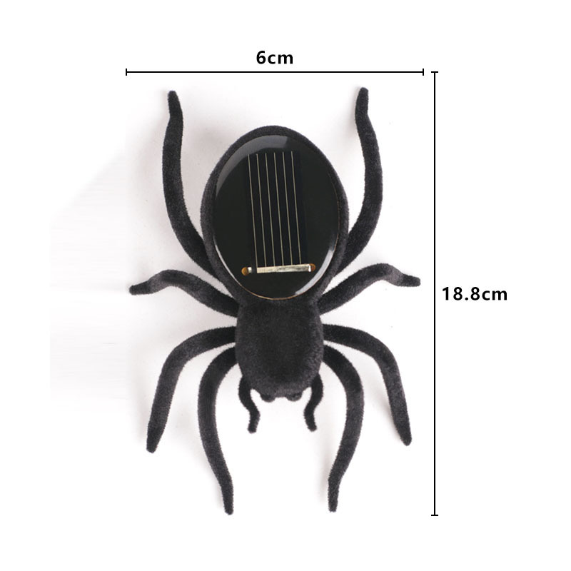 Realistic toy solar-powered, handmade, spider, mini experiment, creative gift