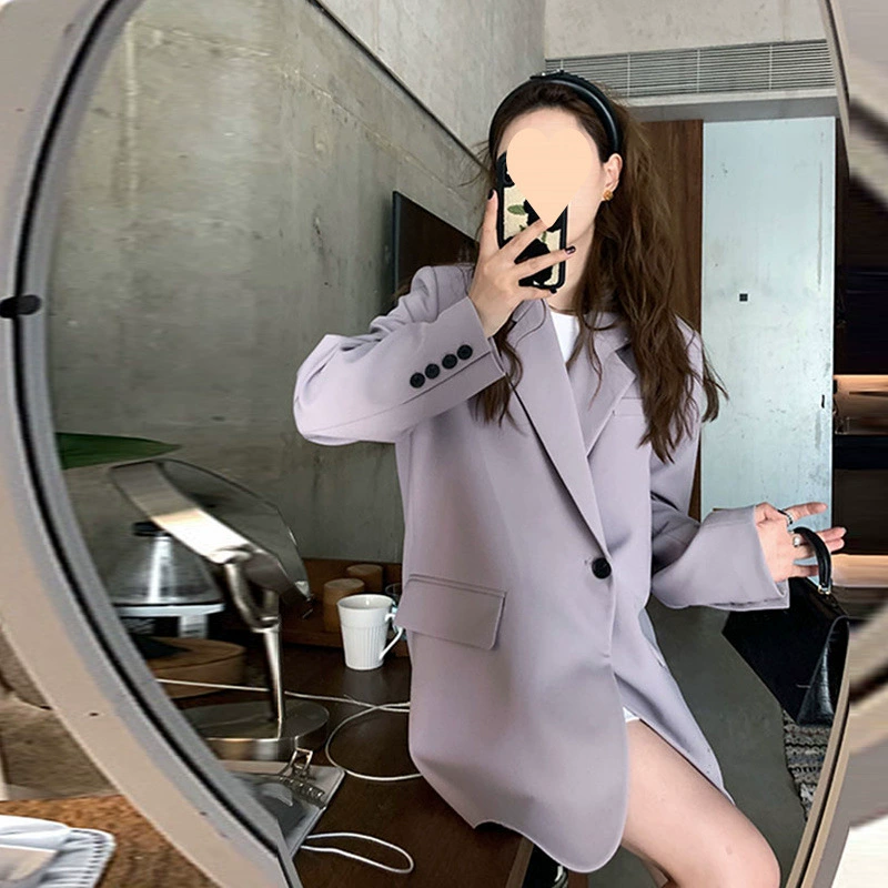 Женский пиджак премиум-класса для миниатюрных размеров, универсальный, стройнящий силуэт, весна-осень 2025