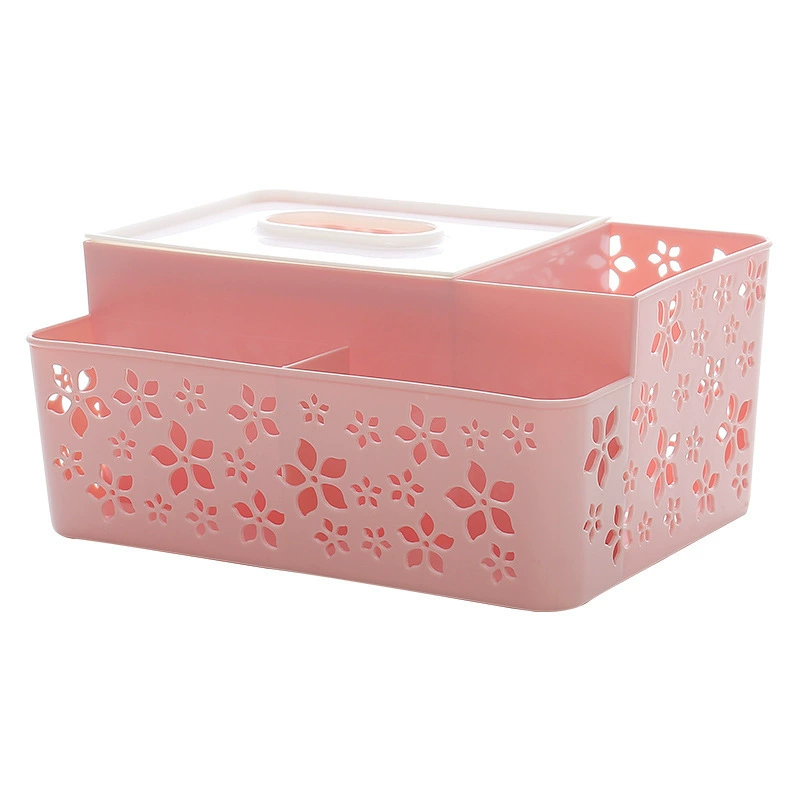 Universal table facial towelettes, wipes, remote control, storage box