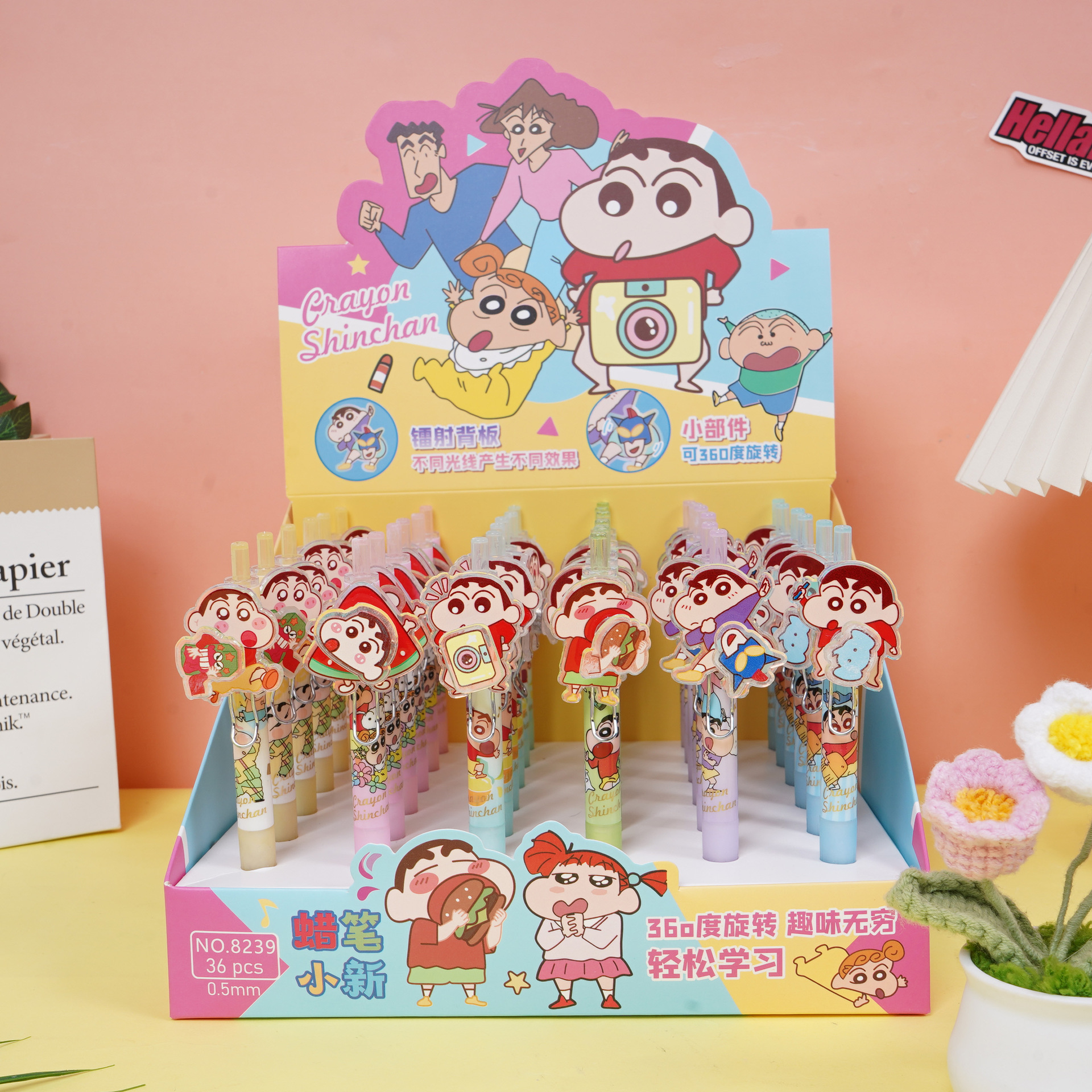 8269 Pluma de parche giratoria Ultraman Pluma de firma de duelo de héroes de alto valor creativo Pluma de firma genial para estudiantes