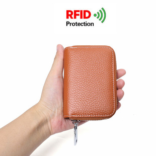 ��}��朿�����Ůͨ���^��ţƤrfid ���Iˢ����ƤŮcard holder��