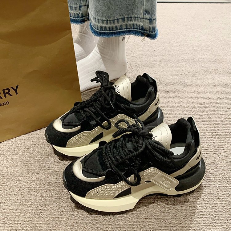 Versatile Women's Dad Running Shoes With Thick Soles And Comfort_voghion.com