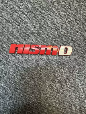 3D Three-Dimensional Sticker, Car logo - standard-nismored-and-white