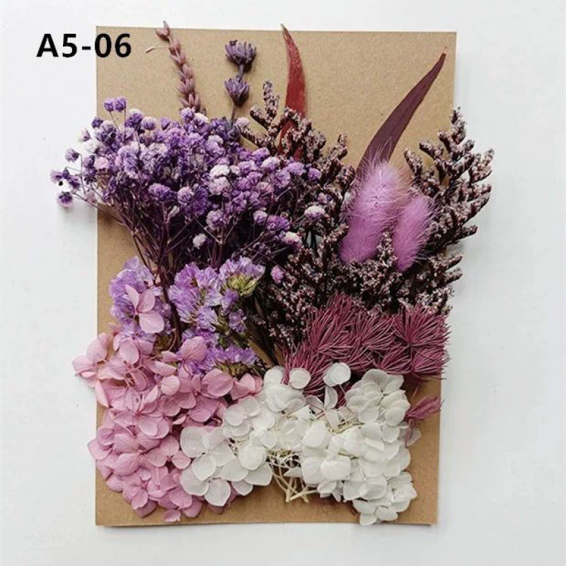 Materials set, postcard flower-shaped, handmade, bouquet, wholesale