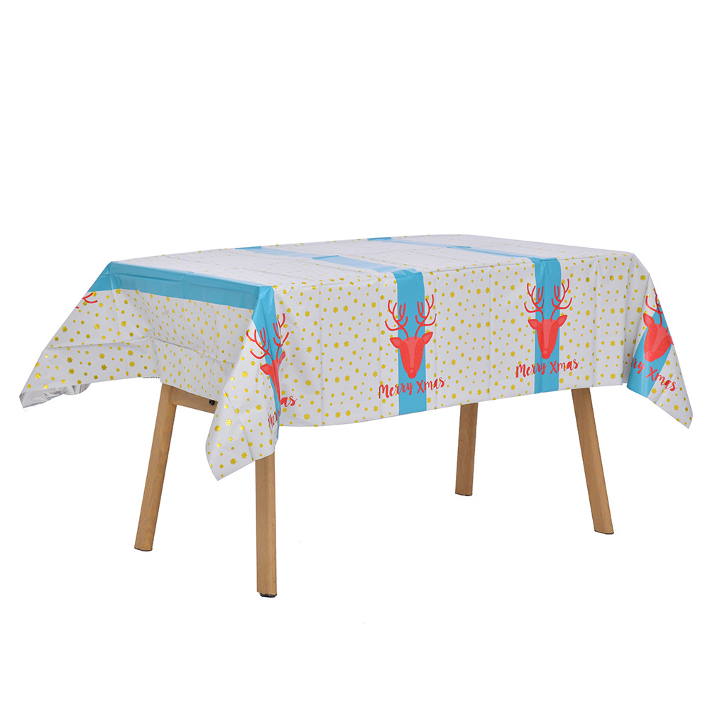 Juego de vajilla desechable de papel dorado temática navideña Platos y vasos decorativos para fiestas Novedad transfronteriza