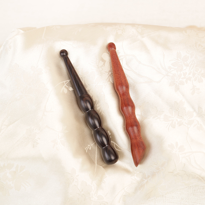 Wooden Acupoint Pulling Stick Massage Acupoint Pen Foot Massage Stick Tool Acupoint Pen Foot Massage Stick Meridian