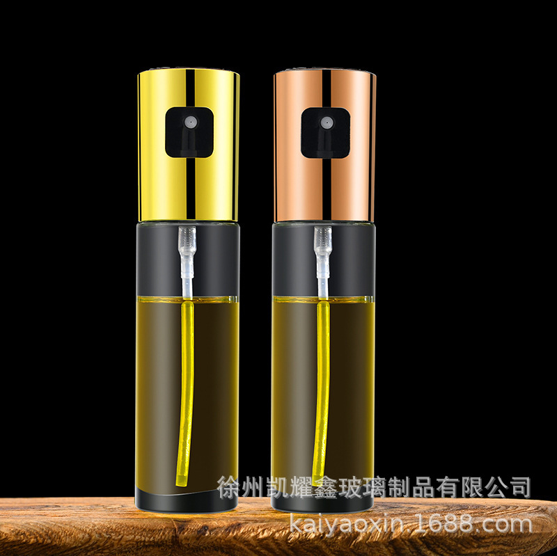 Botella de inyección de combustible para barbacoa Olla de inyección de combustible para el hogar rociada Botella de inyección de combustible para la cocina del hogar Freidora de aire Olla de control de aceite de vidrio