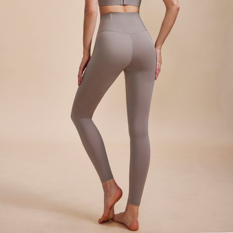 【Precio fijo】Pantalones de yoga de silicona tipo gelatina para adelgazar la cintura y levantar los glúteos, pantalones deportivos de cintura alta para uso al aire libre image 16