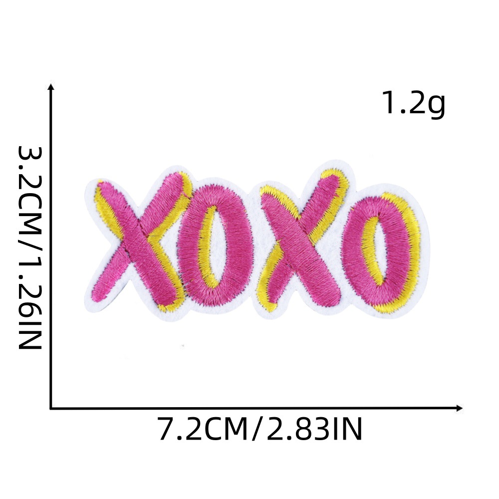3g Weight Clothing Sticker Patches Classification 1 Piece, 1 Set Quantity Nonwoven, Polyester Material Animal, Letter Pattern Cute Style 1 Piece 1 Set Cute Animal Letter Nonwoven Polyester Clothing Sticker Patches 8
