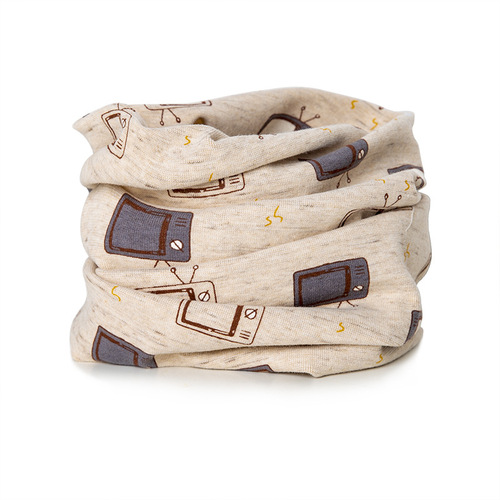 Kaitao Factory Wholesale Children's Scarf Autumn and Winter Pullover Cotton Korean Style Scarf Boneless Neck Sleeve Warm Sleeve