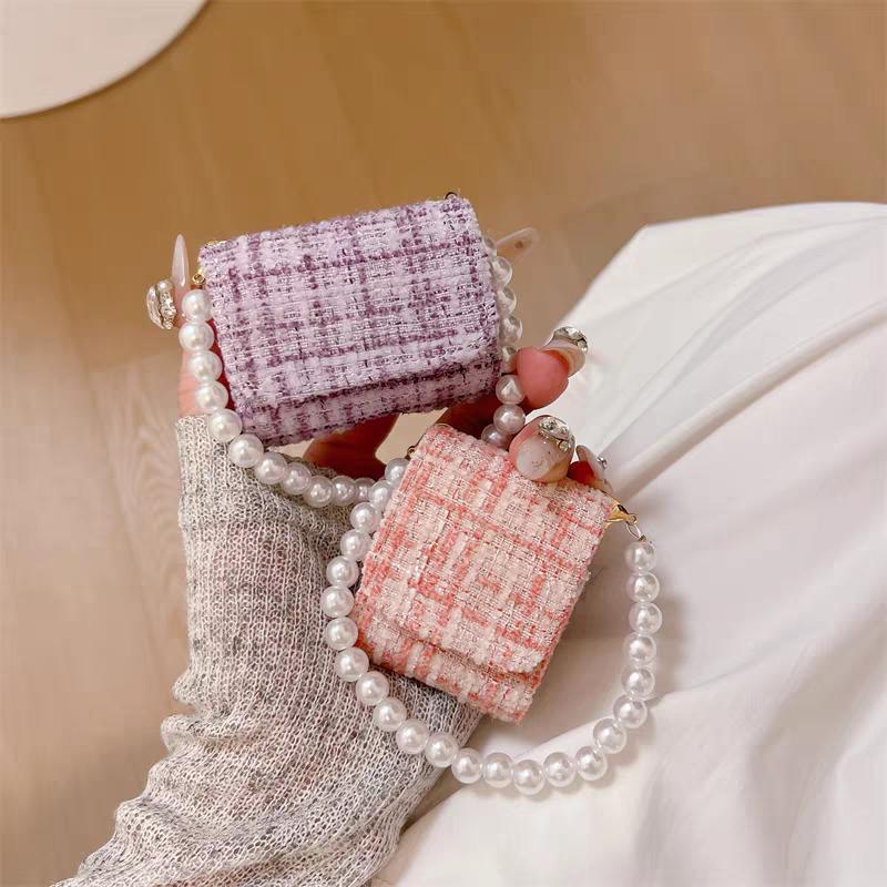 Chaozhou Brand Xiaoxiang Style Woolen AirPods Pro Protective Case 3 Old Flower Suitable for Wireless Bluetooth Apple 2 Generation Headset