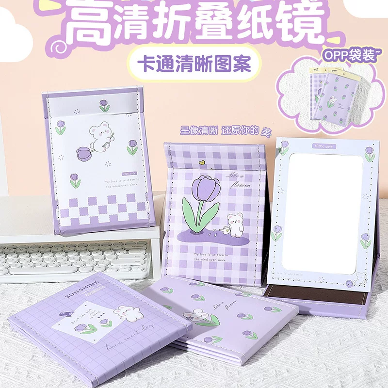 Cartoon table folding paper
