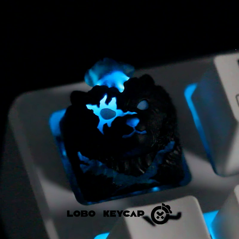 Я сам улучшил полупрозрачные клавиши Shadow Legion Персонализированная смола Механическая клавиатура Одинарная 2D клавиша ESC