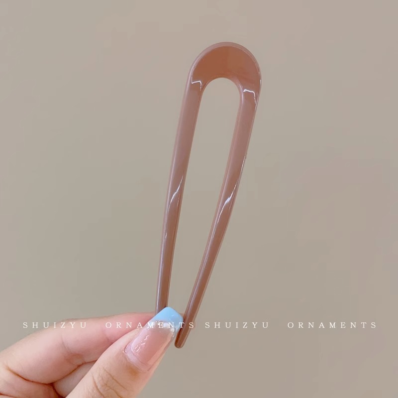 Peine de inserción de artefacto para el cabello con cabeza de bola fija, horquilla para mujer, horquilla al revés, horquilla en forma de U, nuevo peine para el cabello 2025