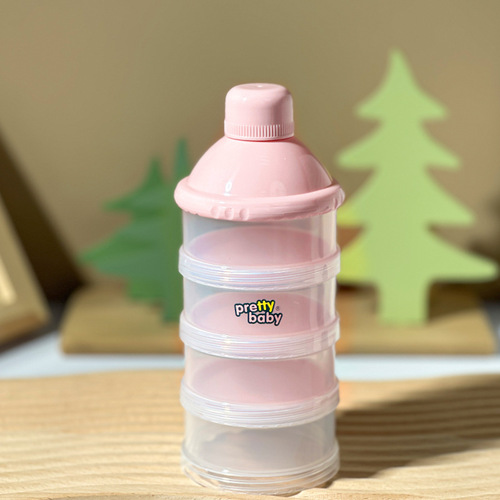 Portable baby milk powder box for going out, sub-packaging box, baby sealed, multi-layer divided milk powder box, foreign trade cross-border wholesale