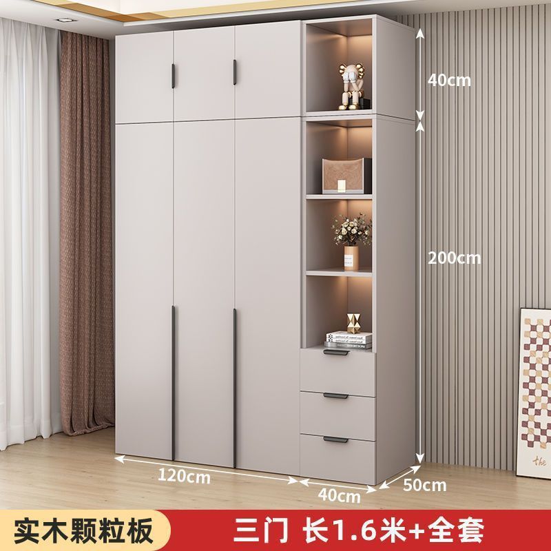 寝室は部屋を借りてエコボードの全実木たんすを借りて、ドアを開ける家庭用の簡単な厚いバックボードの多くの仕事を深めている|undefined
