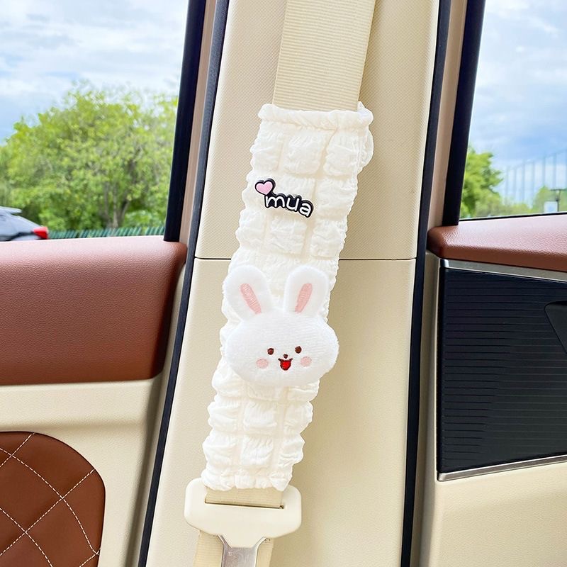 Car Seat Belt Shoulder Protector, Creative and Cute Kidsren's Car Anti-Strangle Seat Belt, a Pair of Car Interior Decoration Protective Covers